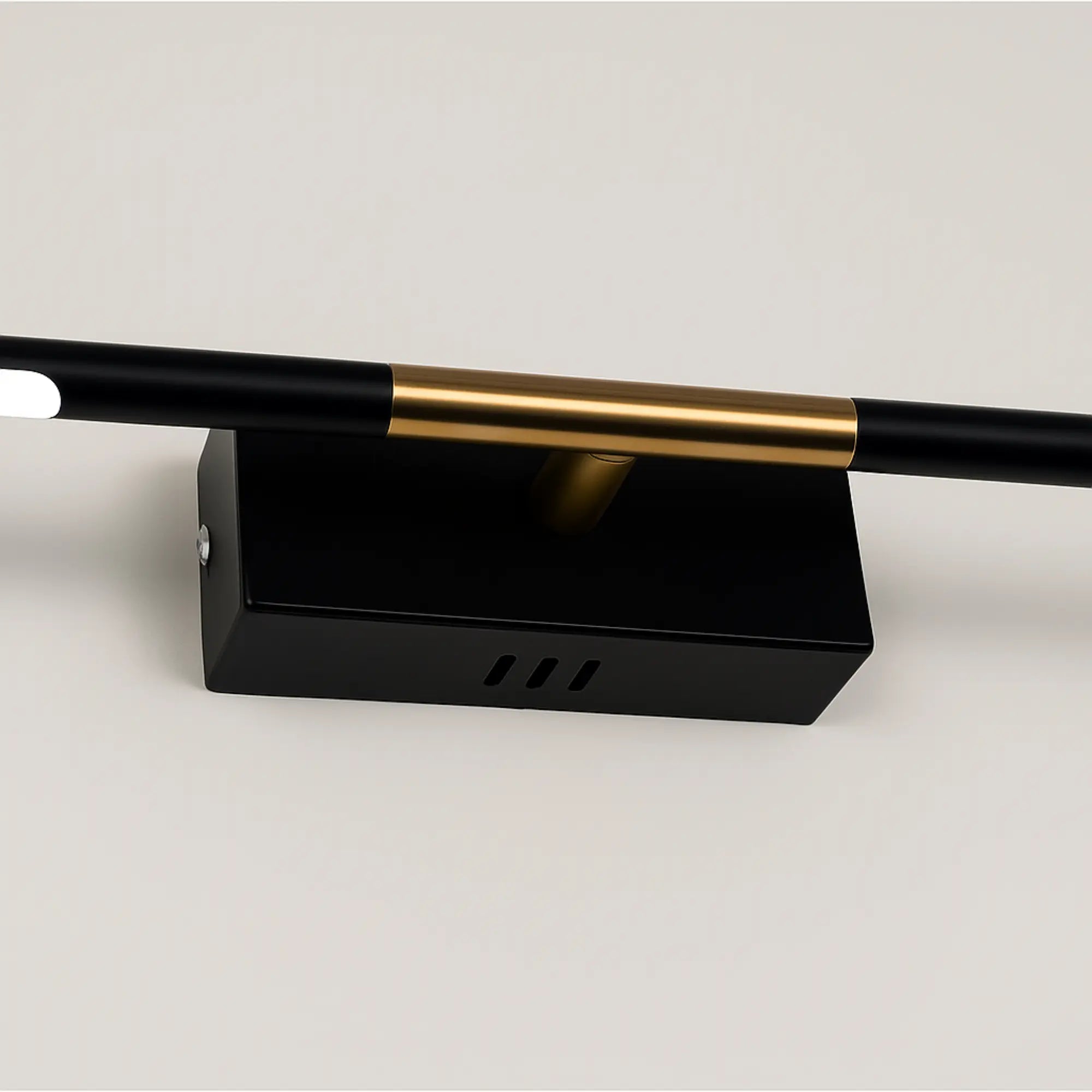 Luminaire miroir LED salle de bain – Noir et or moderne – Image 7
