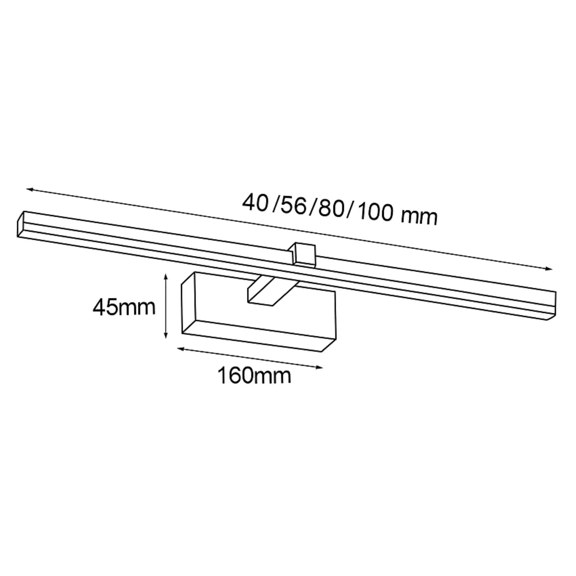 Applique LED Salle de Bain Miroir - Lumière Chaude Froide – Image 11