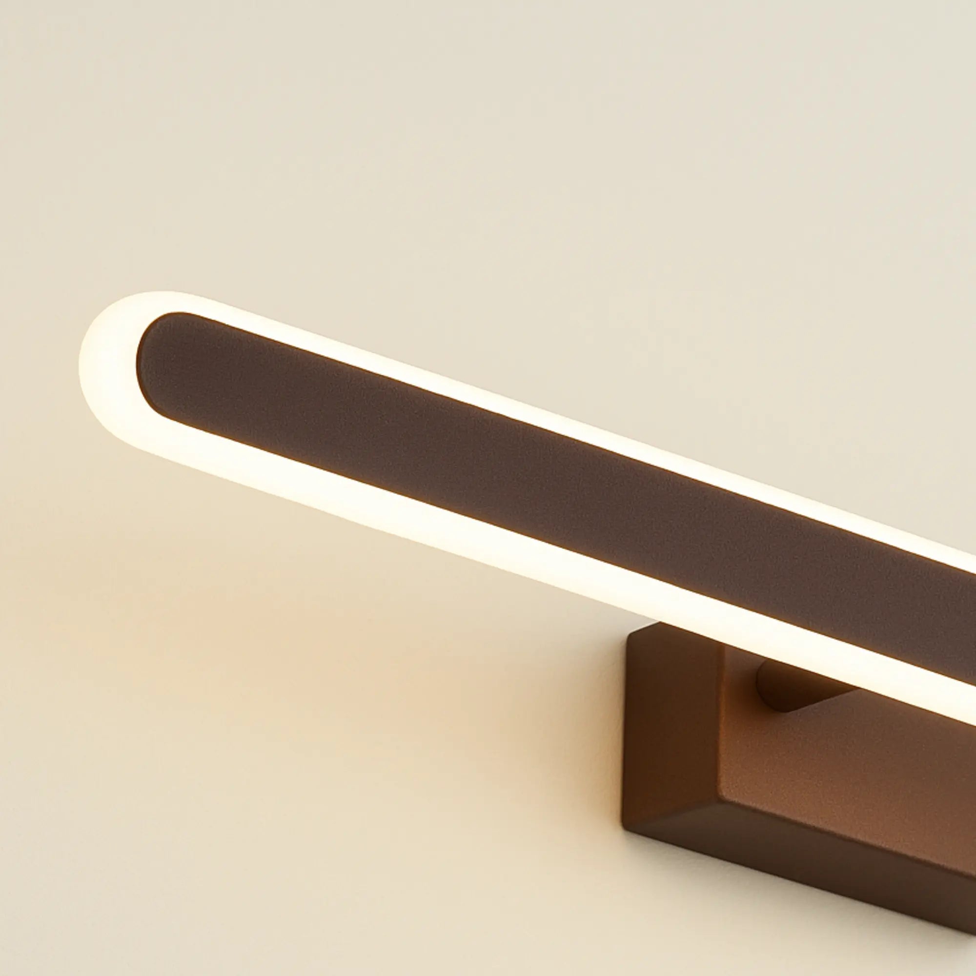 Barre Lumineuse LED Marron pour Miroir Salle de Bain Épurée – Image 8