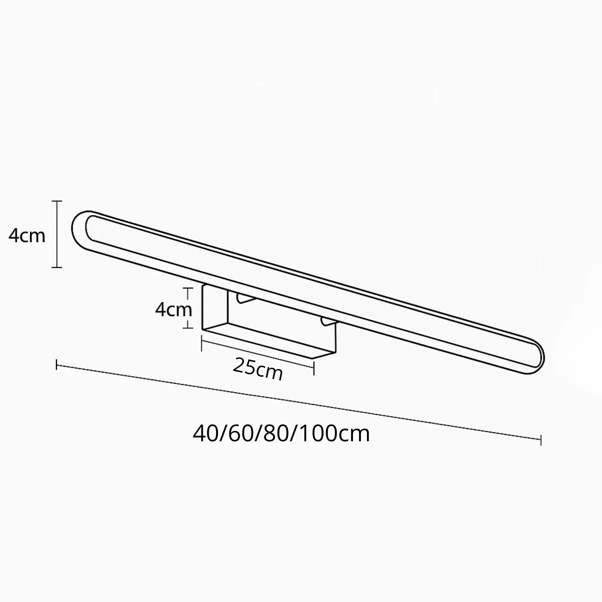 Barre Lumineuse LED Marron pour Miroir Salle de Bain Épurée – Image 9