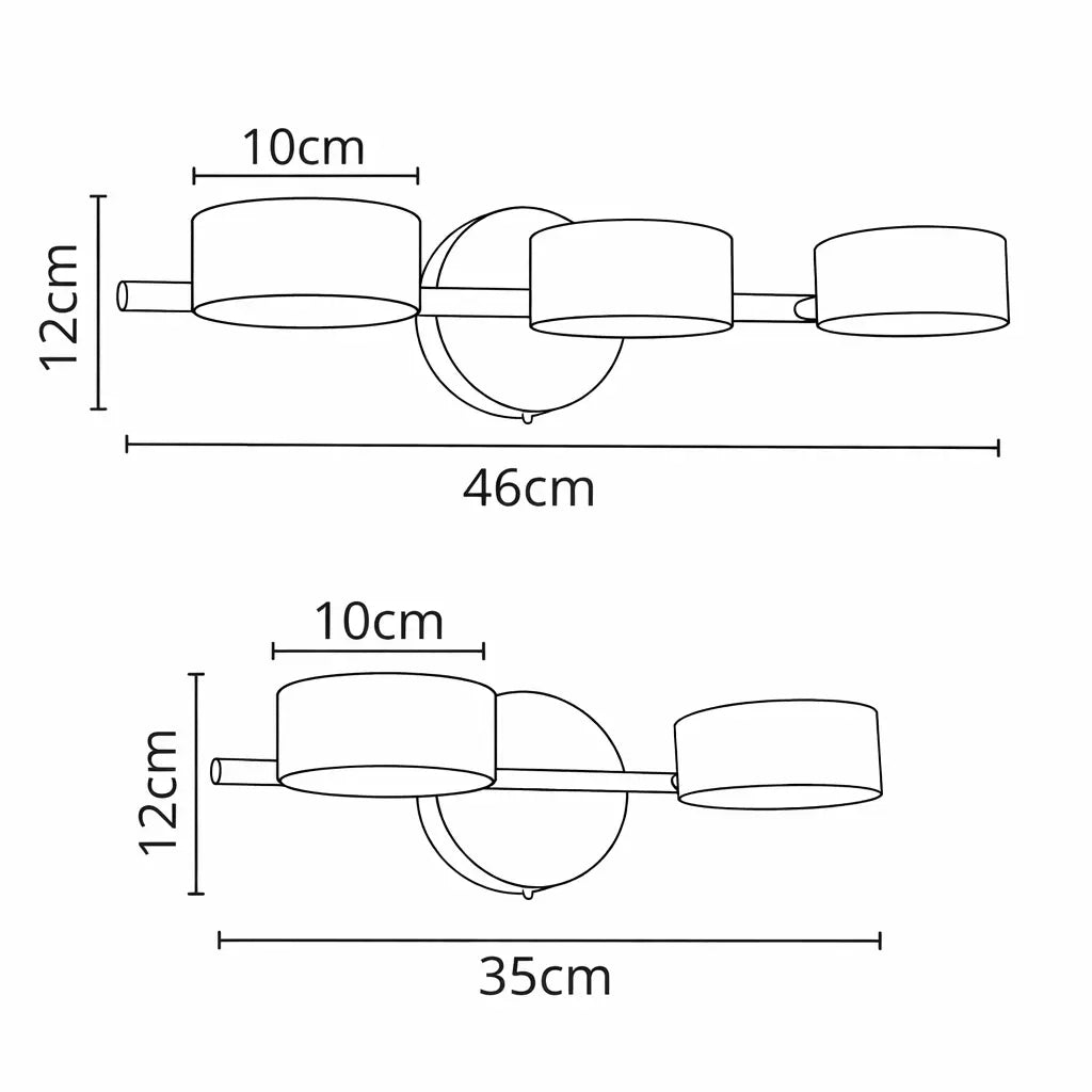 Éclairage salle de bain LED Travertin style Wabi-Sabi – Image 10