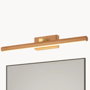 Luminaire mural LED bois pivotant – éclairage intérieur moderne