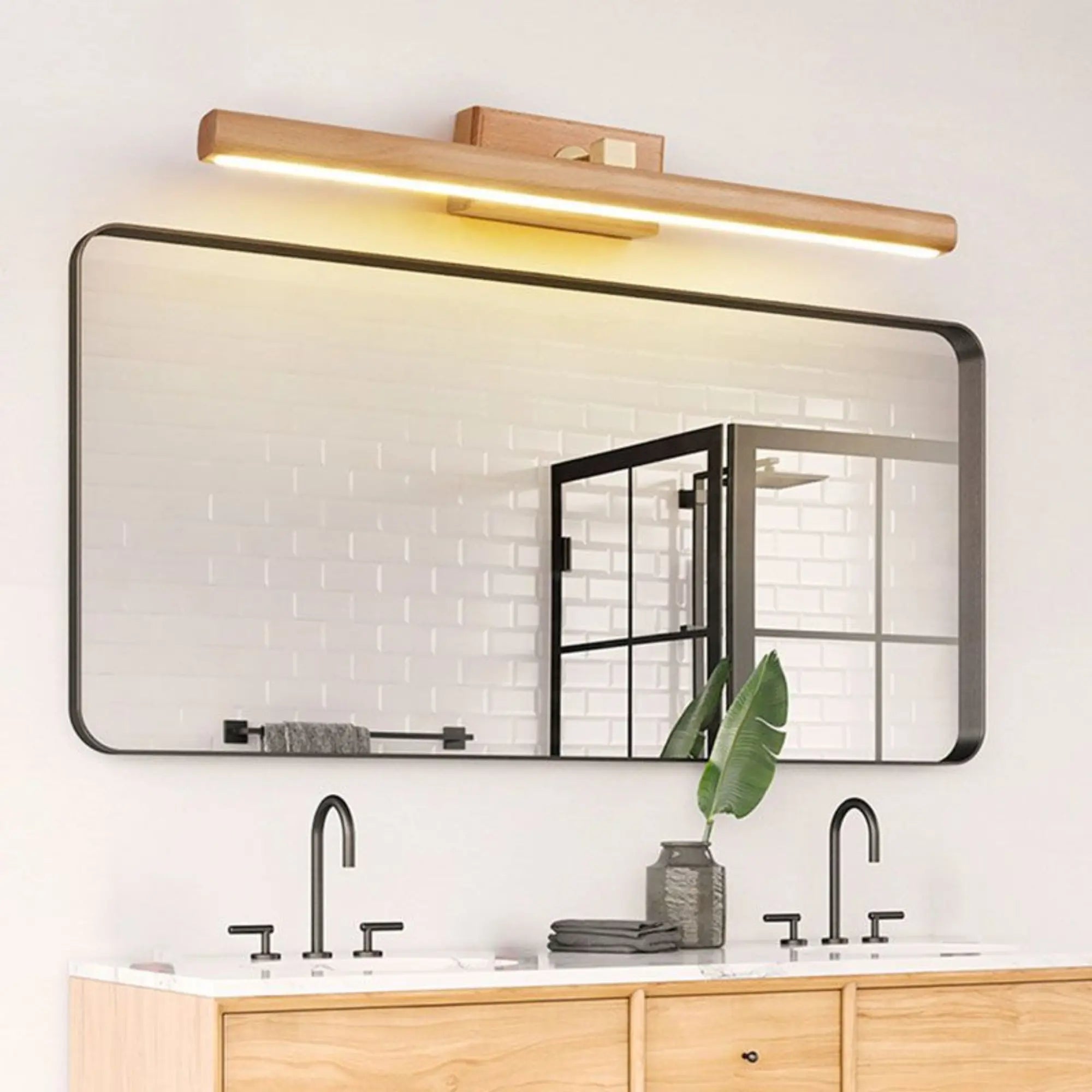 Luminaire mural LED bois pivotant – éclairage intérieur moderne – Image 3