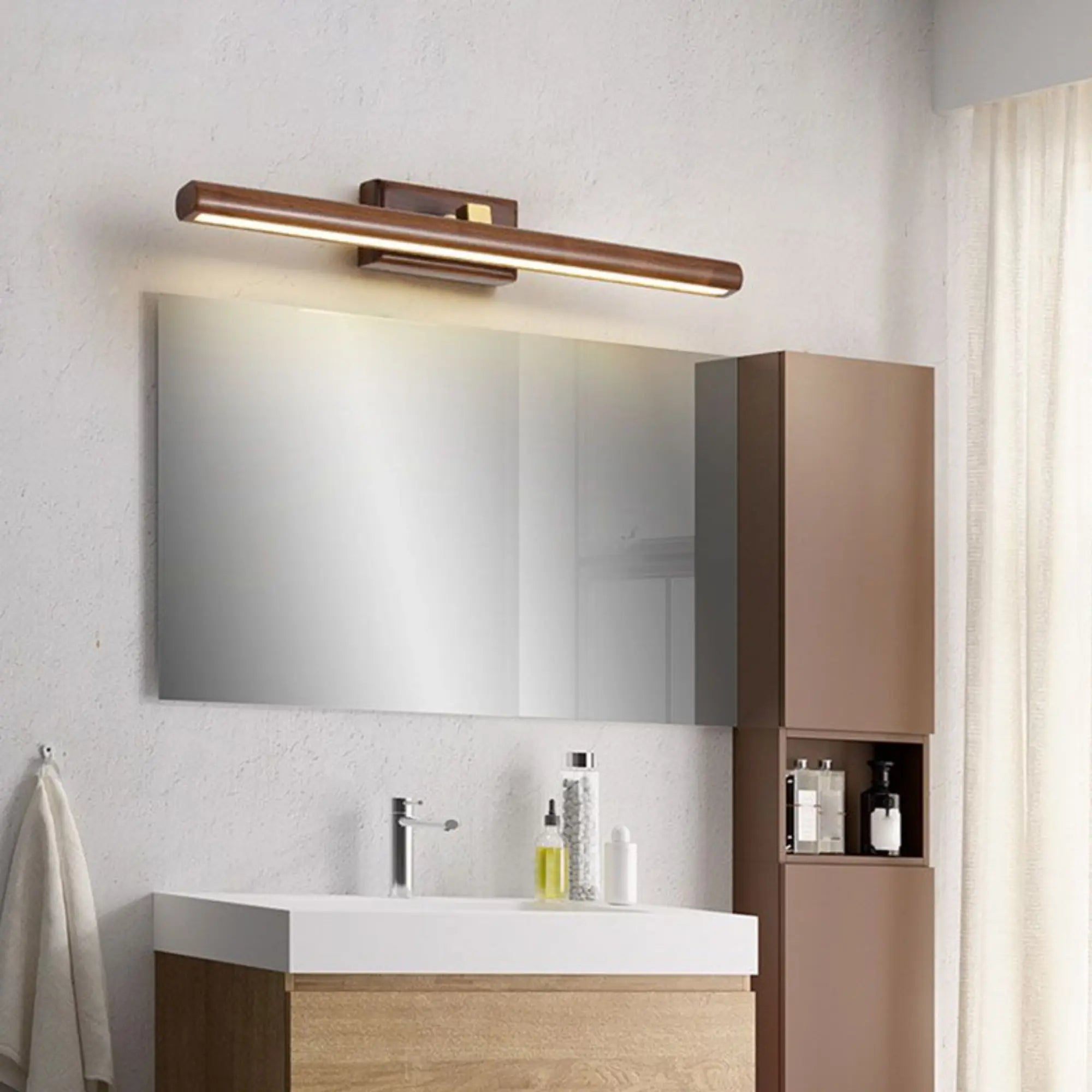 Luminaire mural LED bois pivotant – éclairage intérieur moderne – Image 4