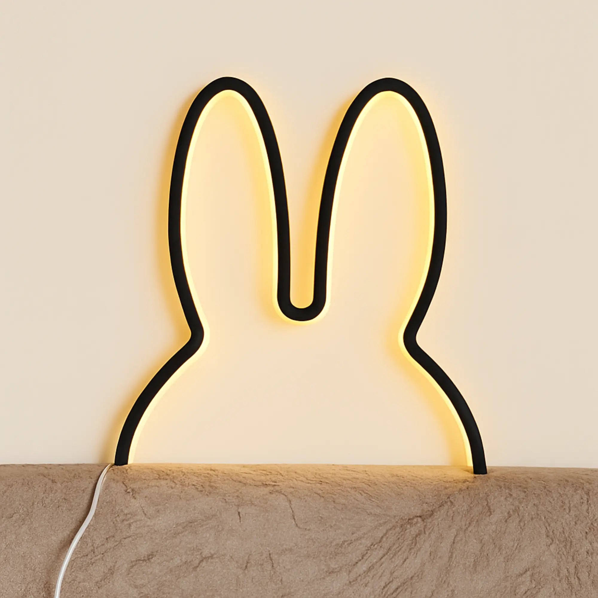 Veilleuse murale LED lapin pour chambre d'enfant lumière douce – Image 2