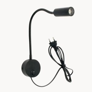 Lumière de chevet LED flexible à brancher – lecture