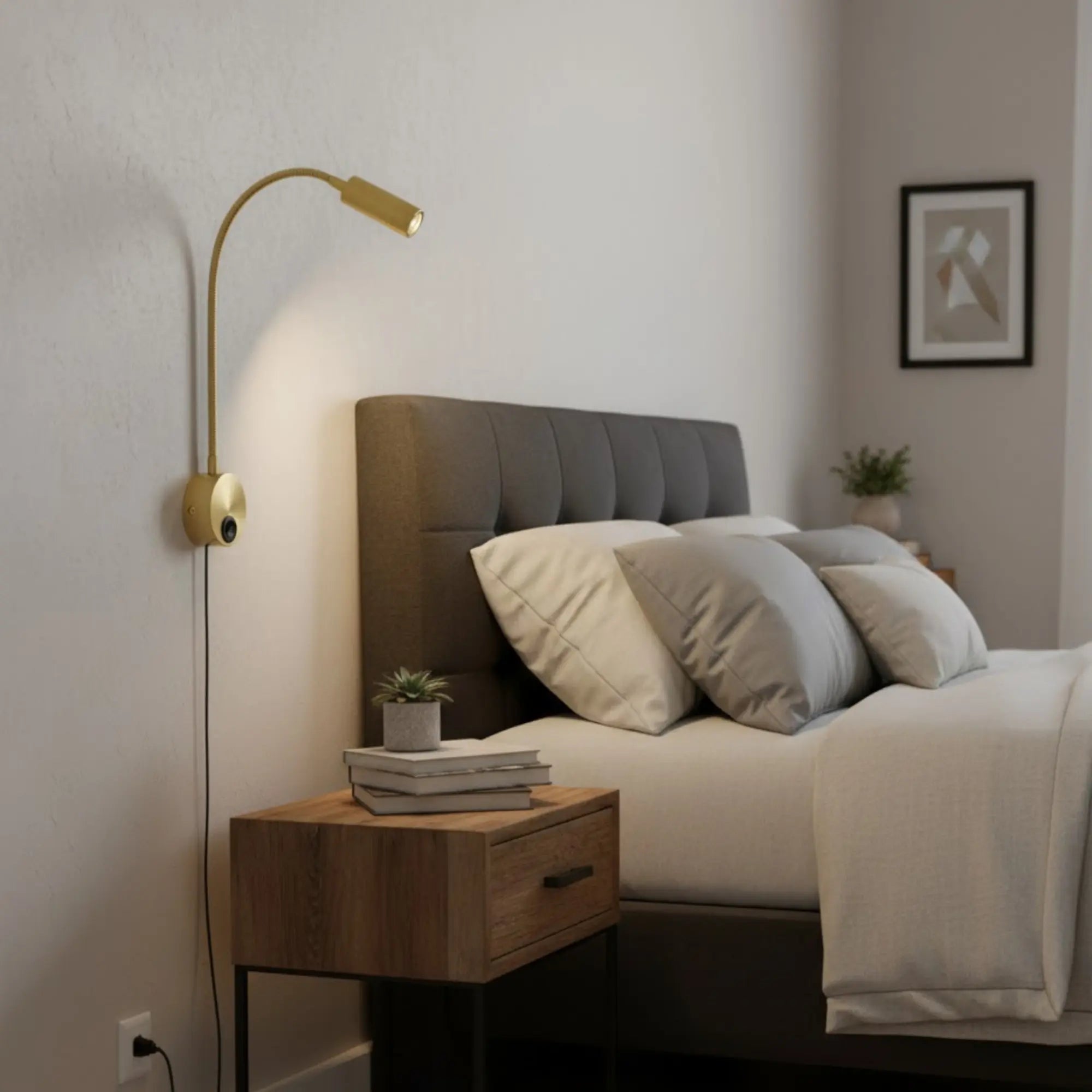 Lumière de chevet LED flexible à brancher – lecture – Image 8