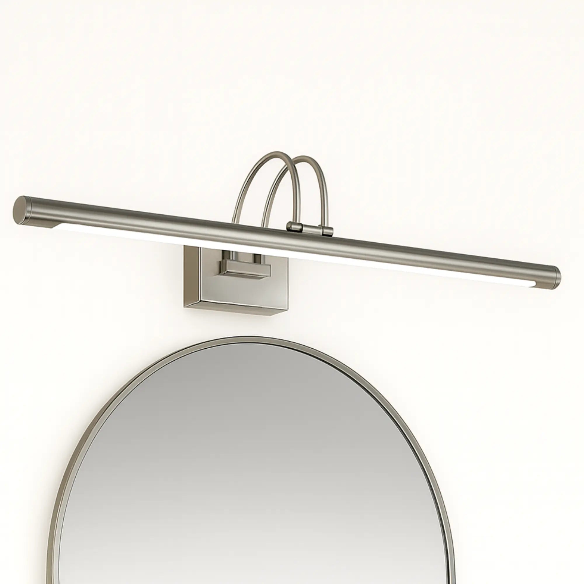 Luminaire miroir salle de bain LED design épuré