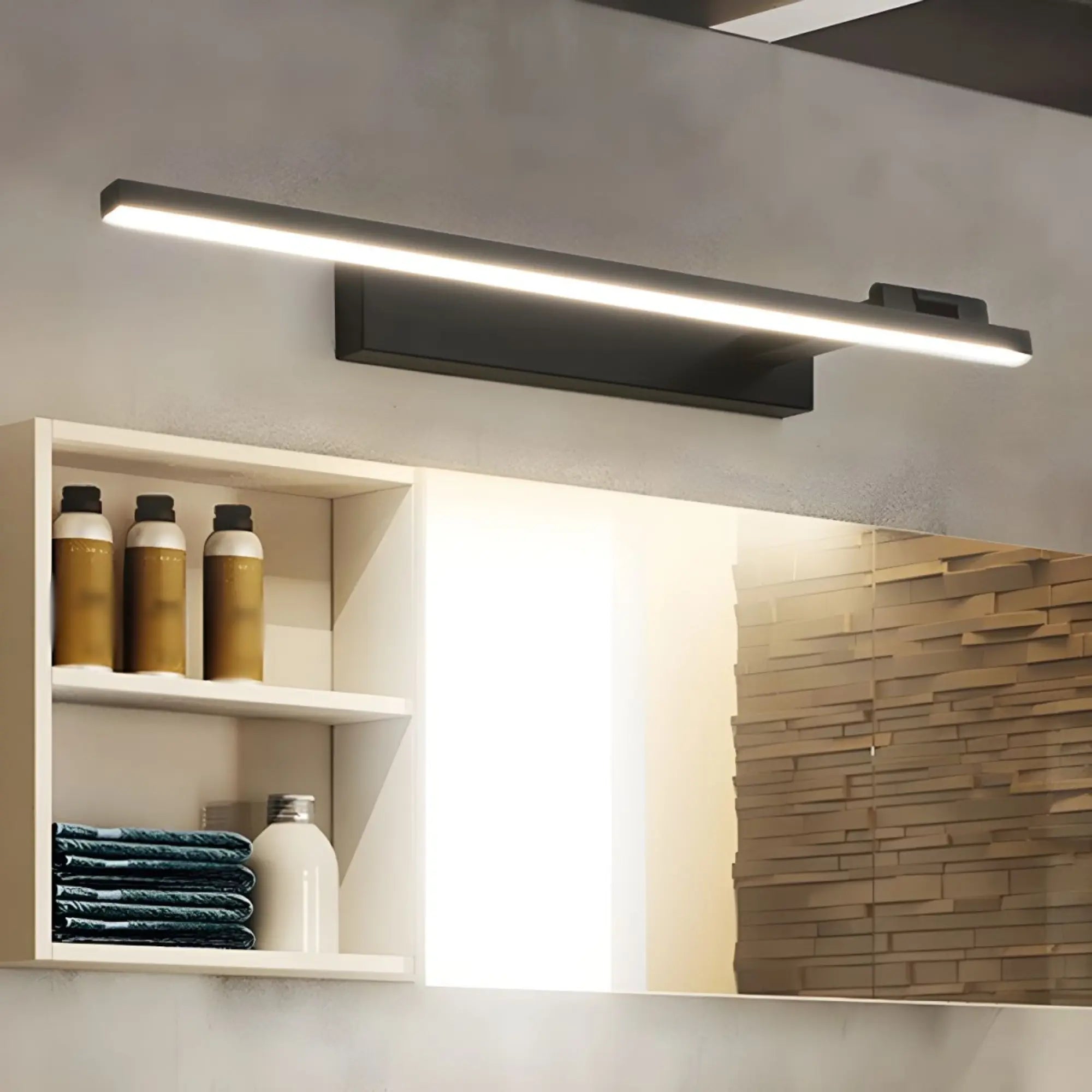 Éclairage miroir LED salle de bain pivotant design – Image 3