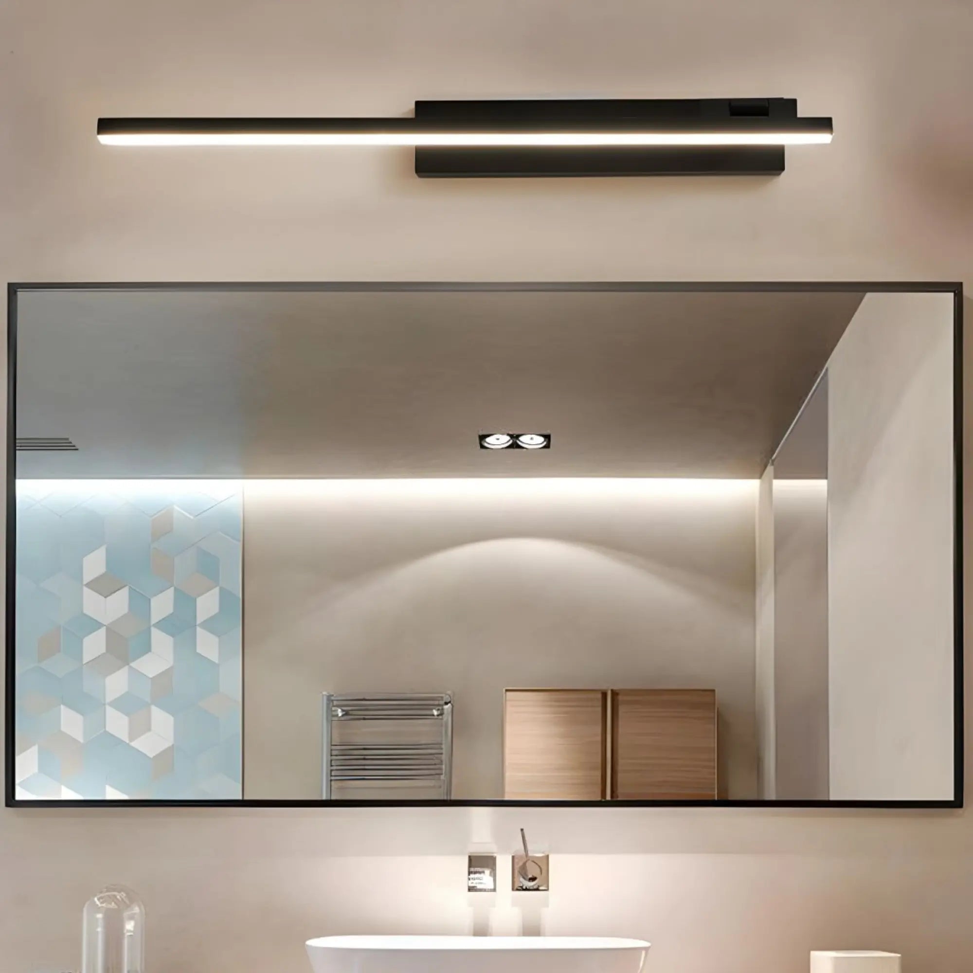 Éclairage miroir LED salle de bain pivotant design – Image 4