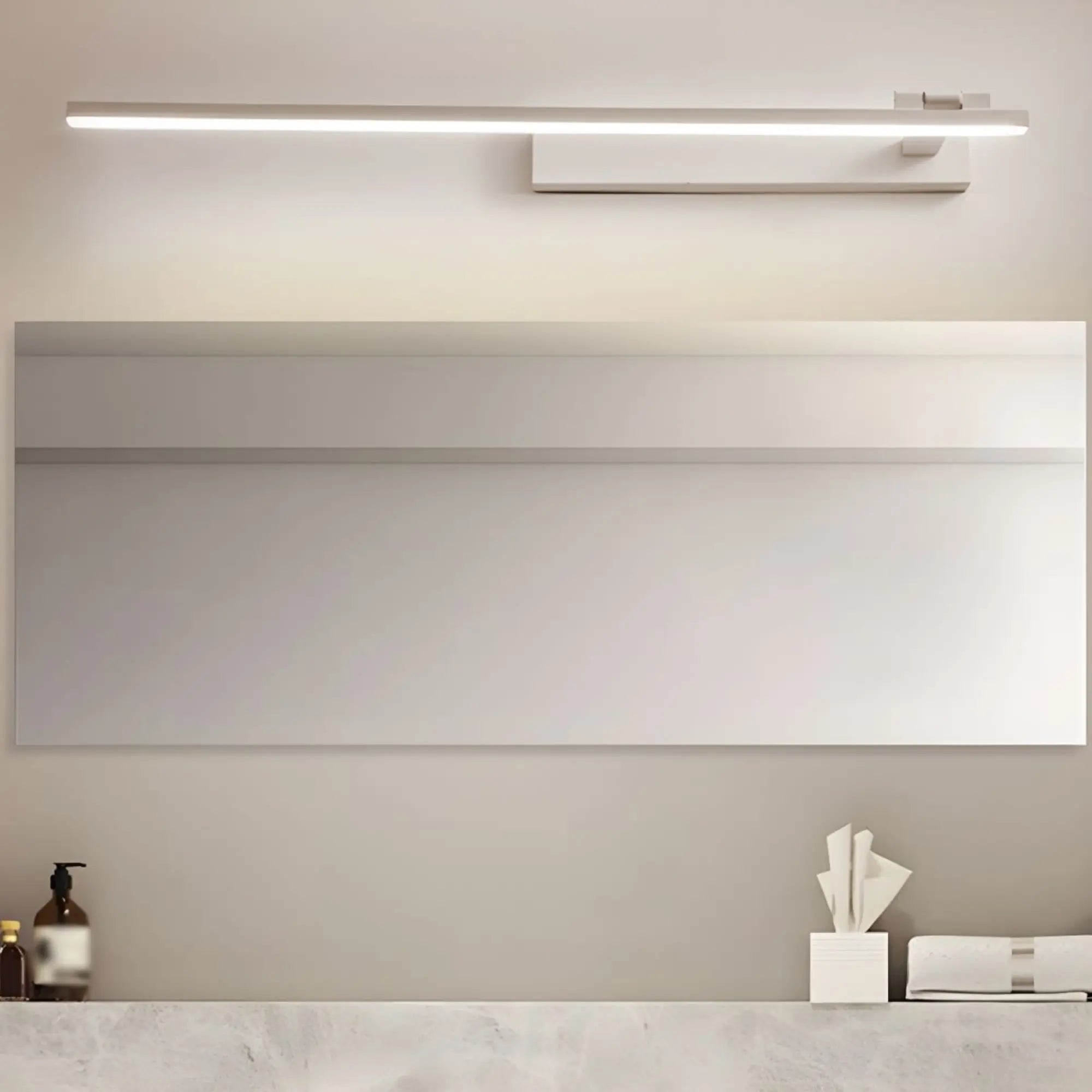 Éclairage miroir LED salle de bain pivotant design – Image 5