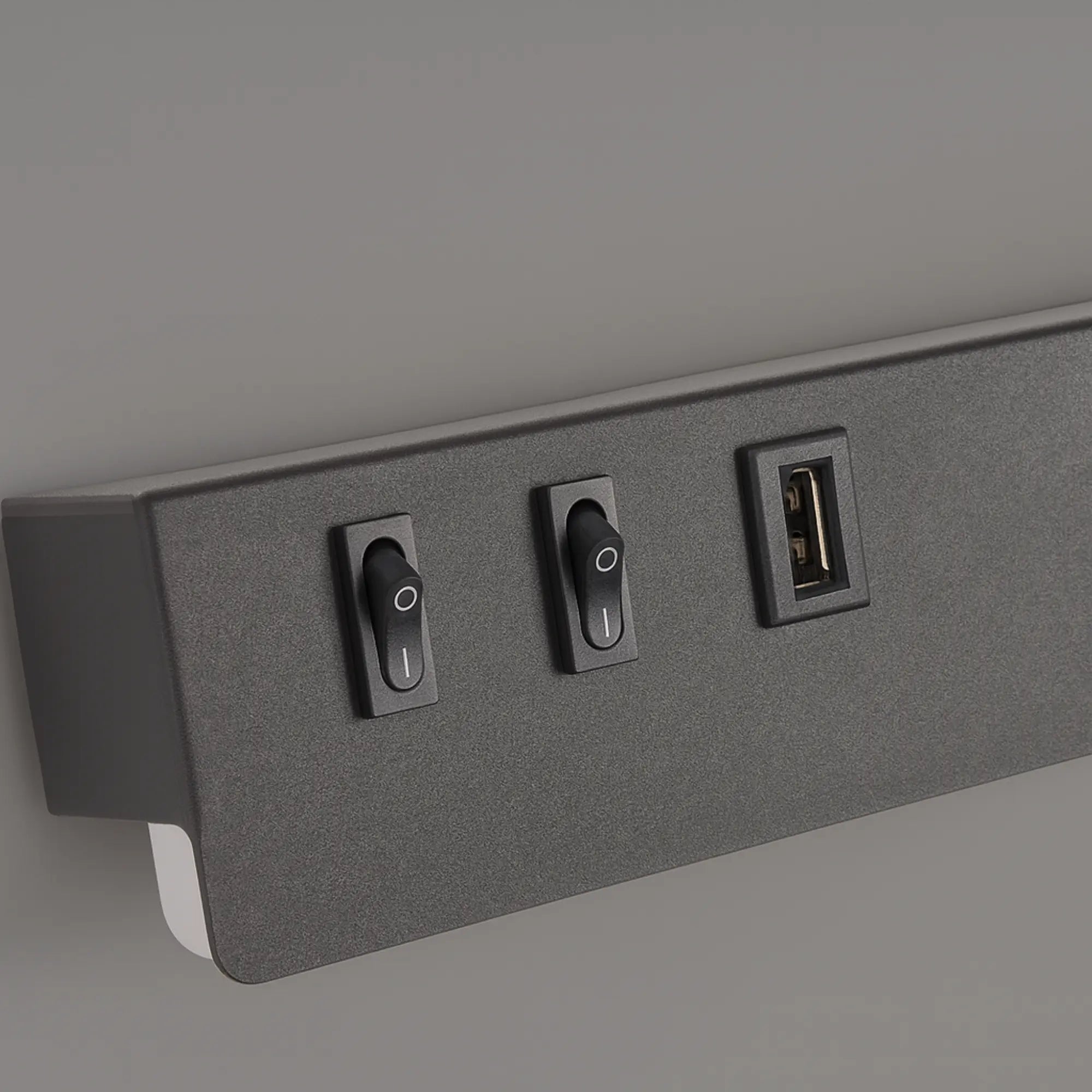 Applique murale LED chambre avec USB et liseuse orientable – Image 6