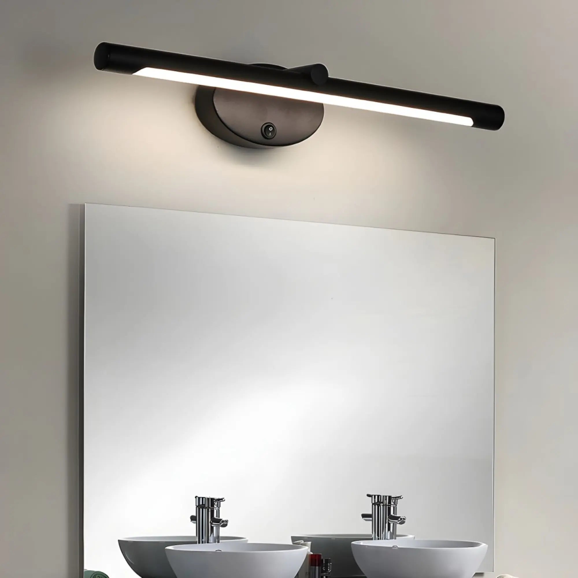 Lampe miroir LED design, interrupteur sensitif, ambiance réglable – Image 5