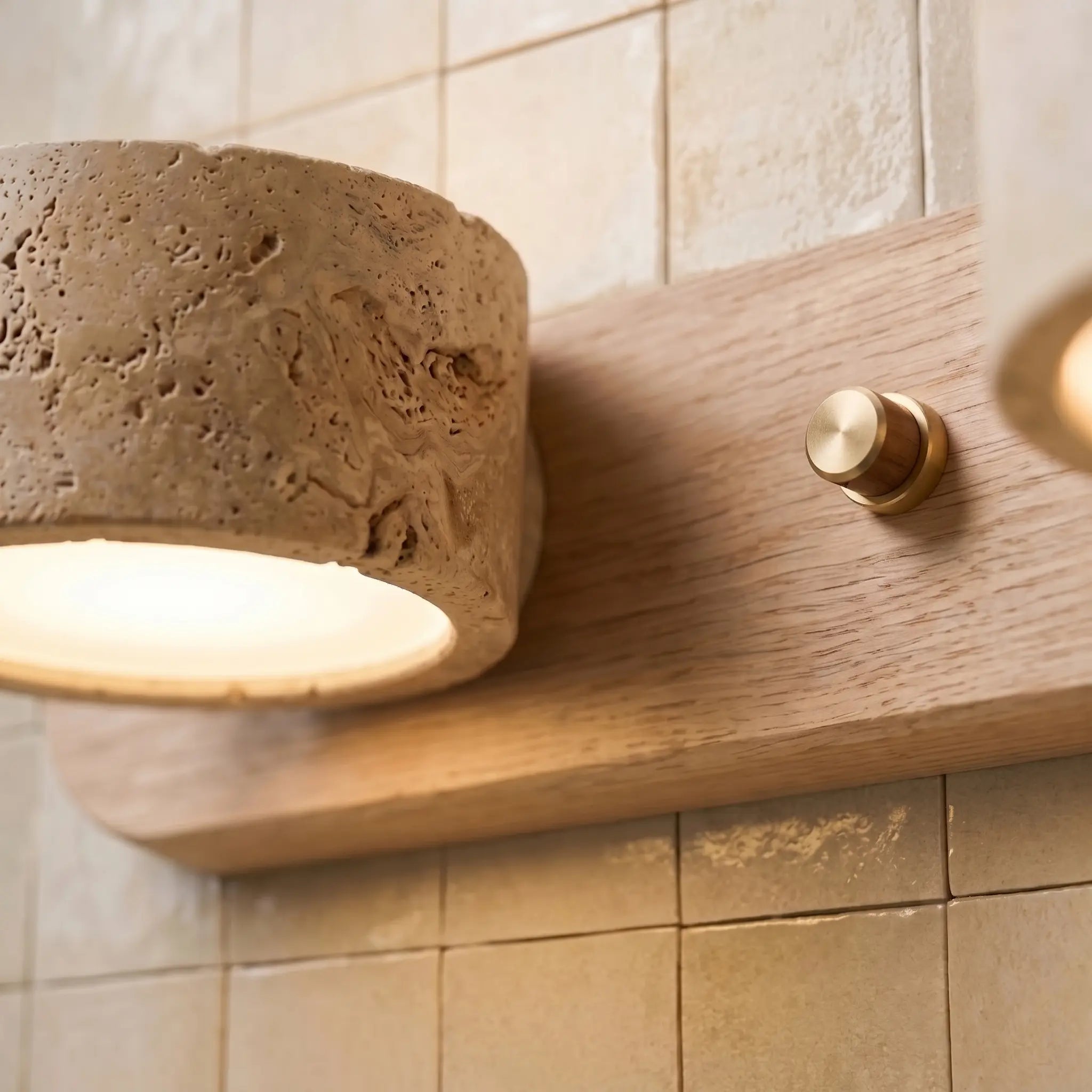 Luminaire miroir LED salle de bain bois – Image 10