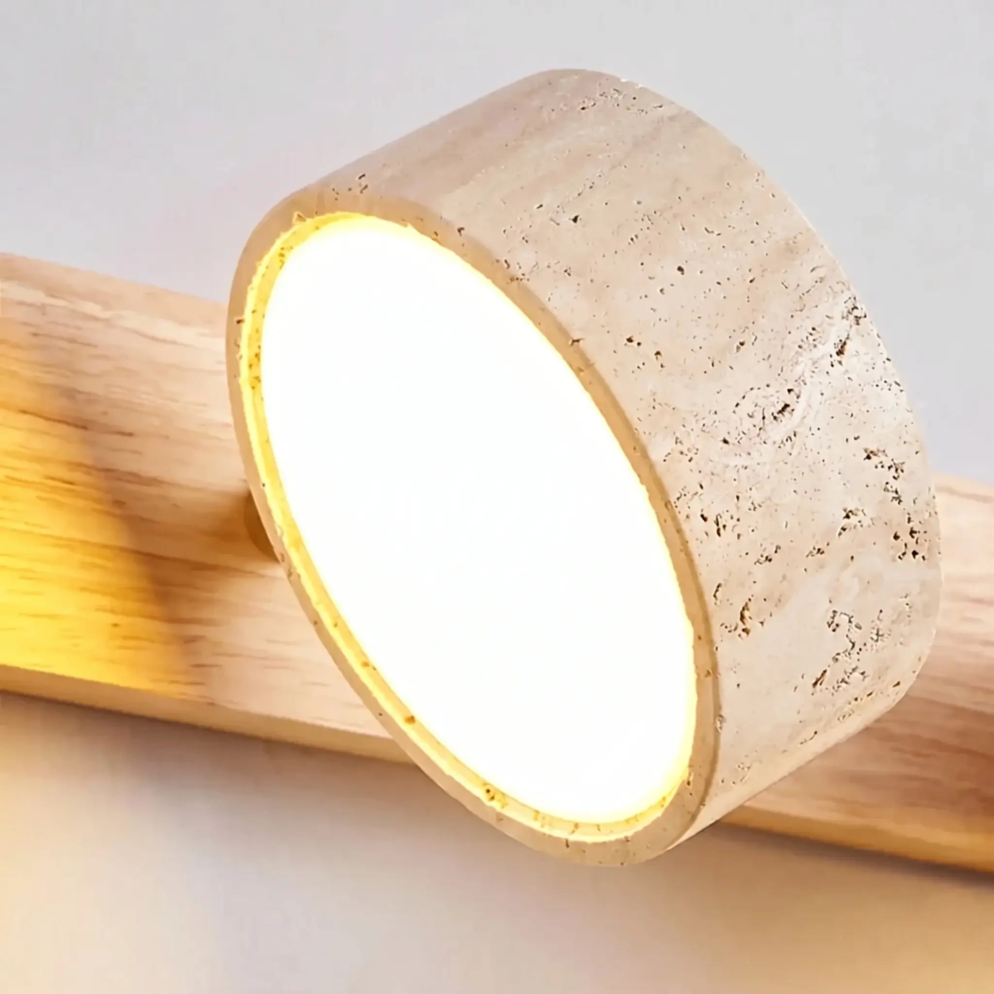 Luminaire miroir LED salle de bain bois – Image 13