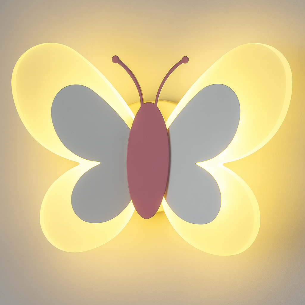 Luminaire mural papillon enfant LED lumière douce – Image 8