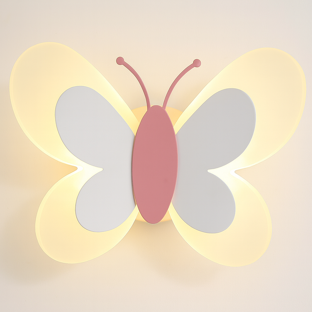 Luminaire mural papillon enfant LED lumière douce – Image 2