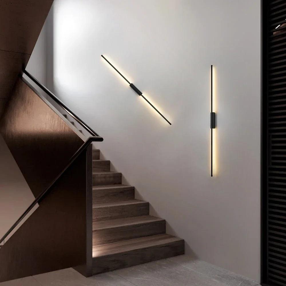 Luminaire Extérieur Design LED Façade Aluminium Noir – Image 5