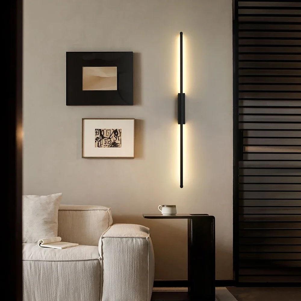 Luminaire Extérieur Design LED Façade Aluminium Noir – Image 7