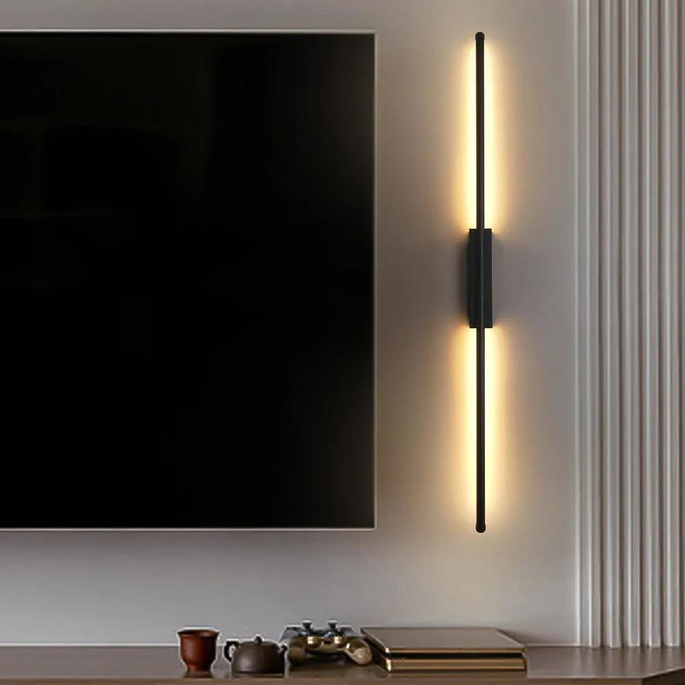 Luminaire Extérieur Design LED Façade Aluminium Noir