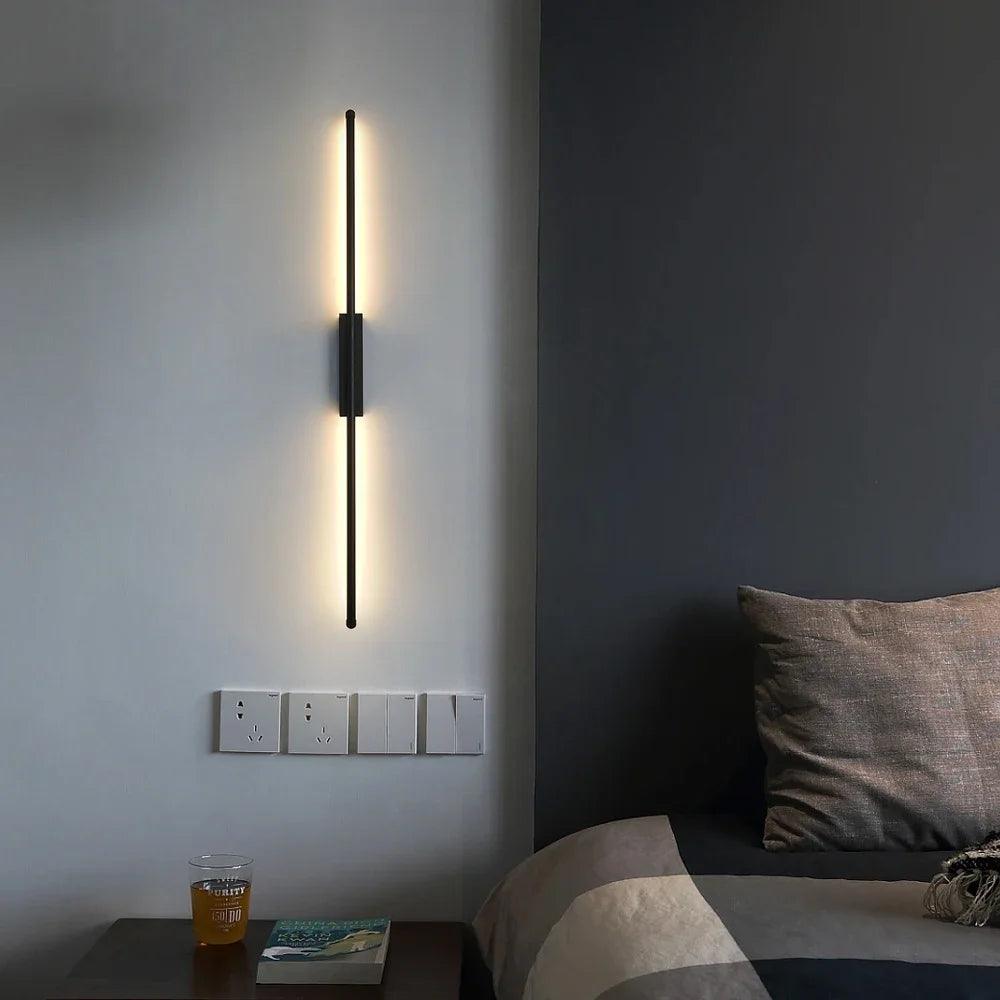 Luminaire Extérieur Design LED Façade Aluminium Noir – Image 4