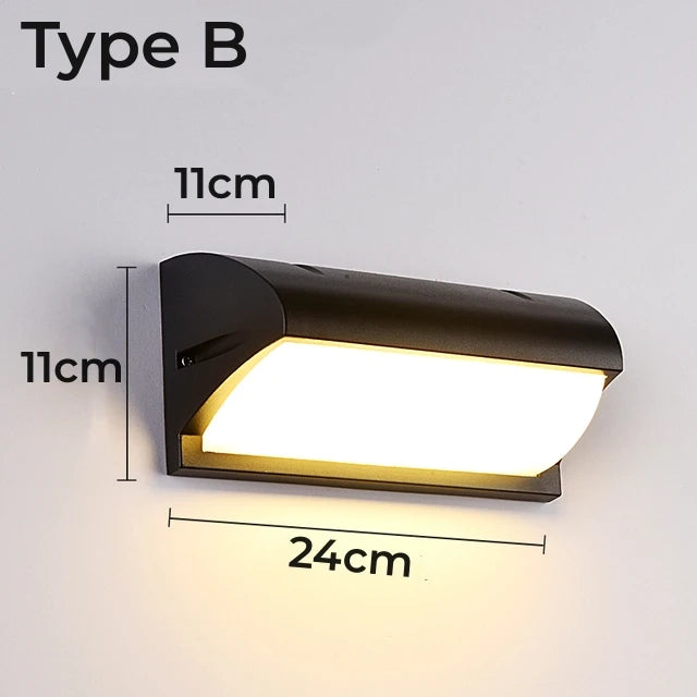 Éclairage Mural LED Extérieur Étanche IP65 Noir – Image 17