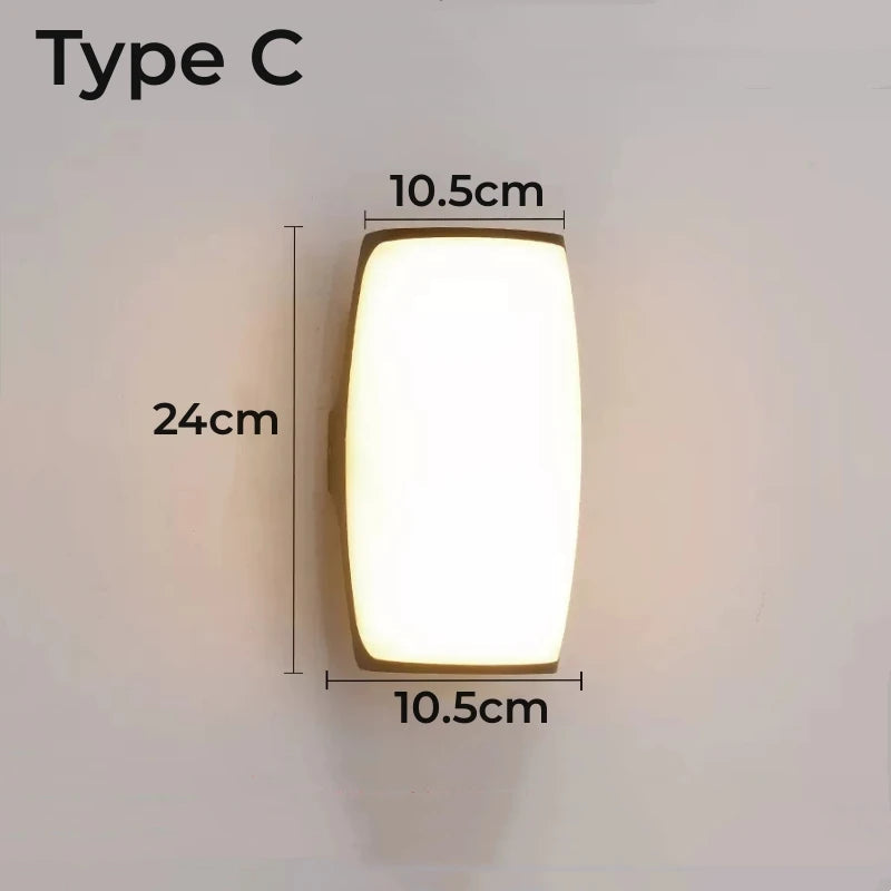 Éclairage Mural LED Extérieur Étanche IP65 Noir – Image 18