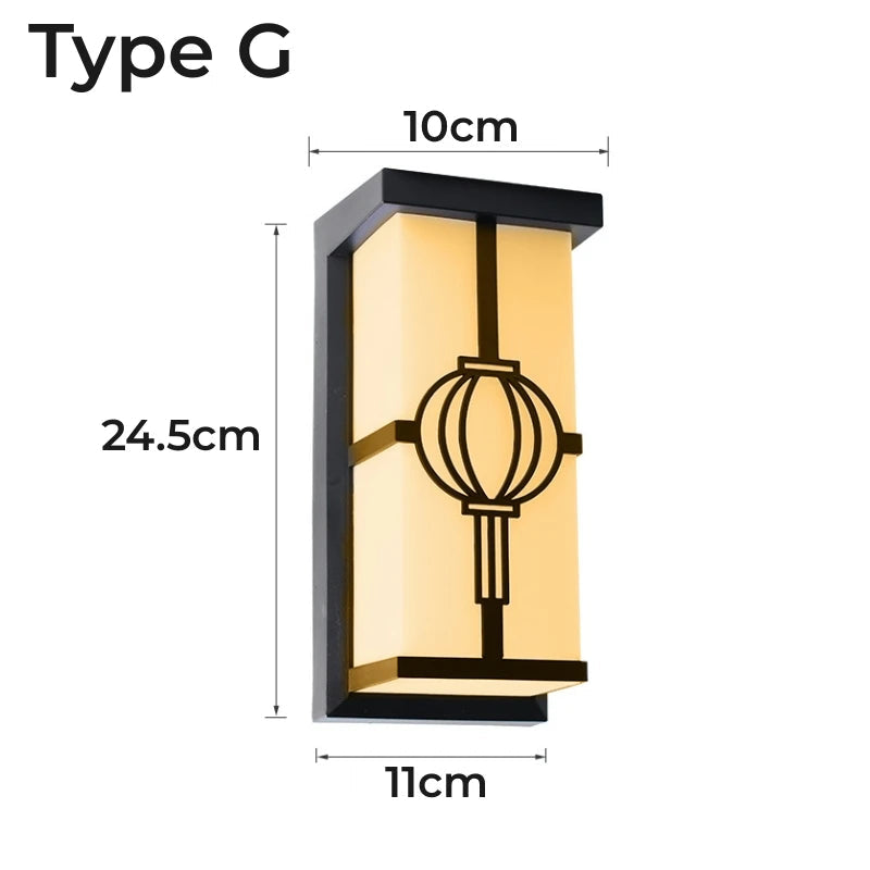 Éclairage Mural LED Extérieur Étanche IP65 Noir – Image 22