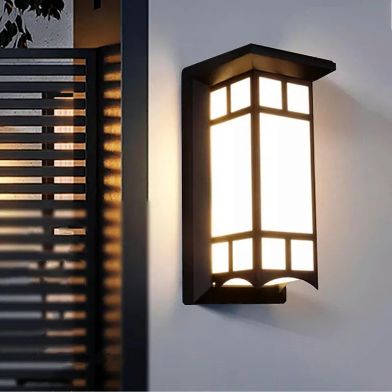 Éclairage Mural LED Extérieur Étanche IP65 Noir