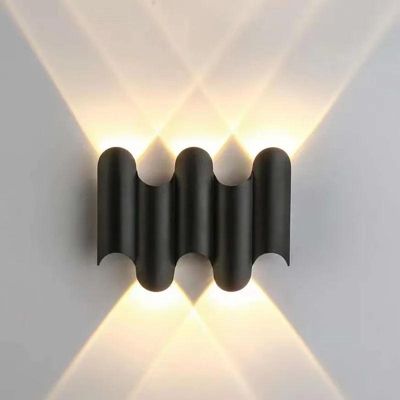 Luminaire Extérieur Mural LED Étanche Aluminium Jardin – Image 2