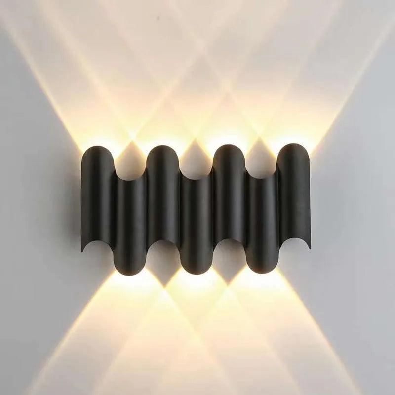 Luminaire Extérieur Mural LED Étanche Aluminium Jardin – Image 3